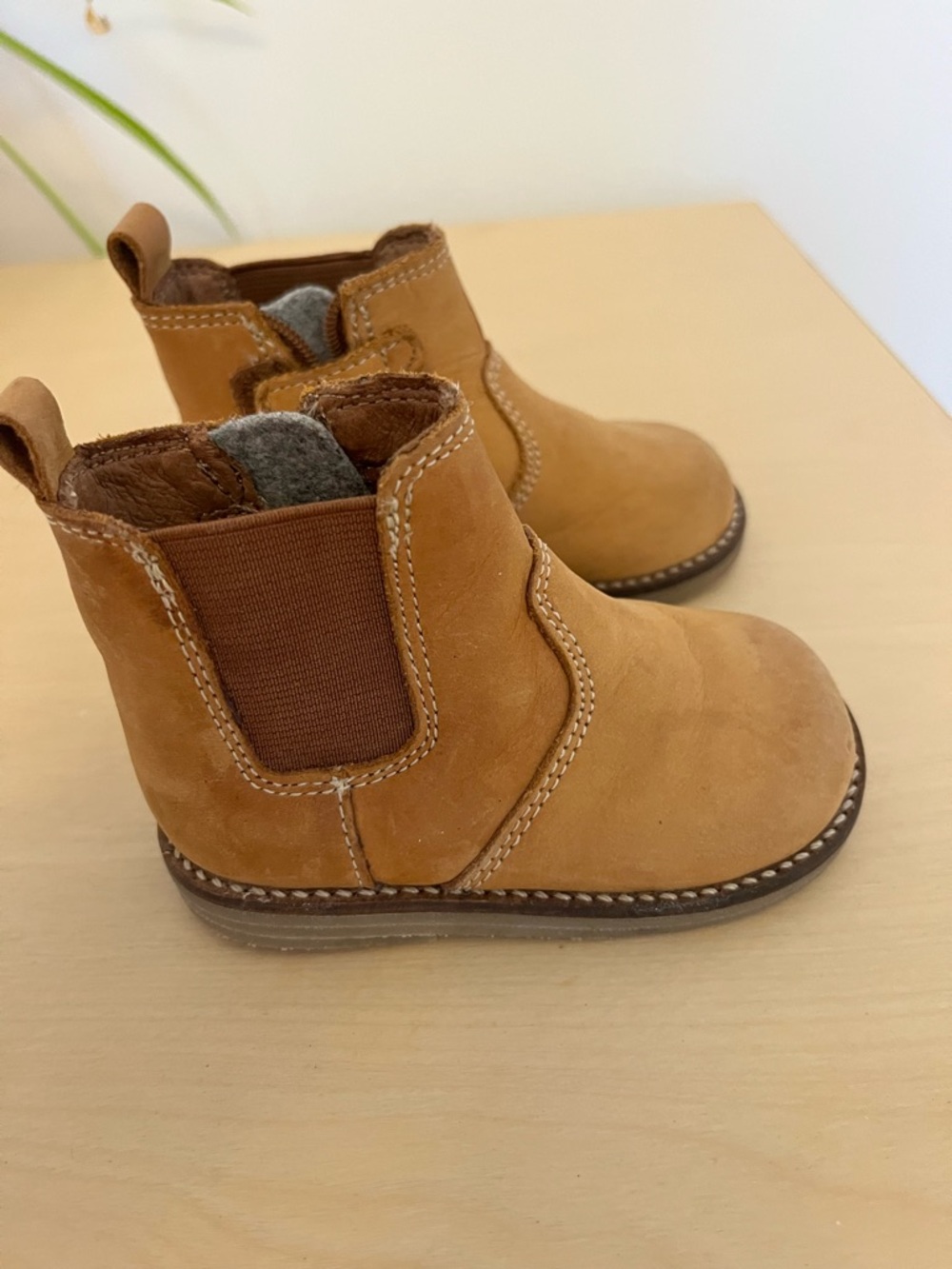 Jamie Kay toddler Chelsea Boot in Tan - Classic Suede Style
